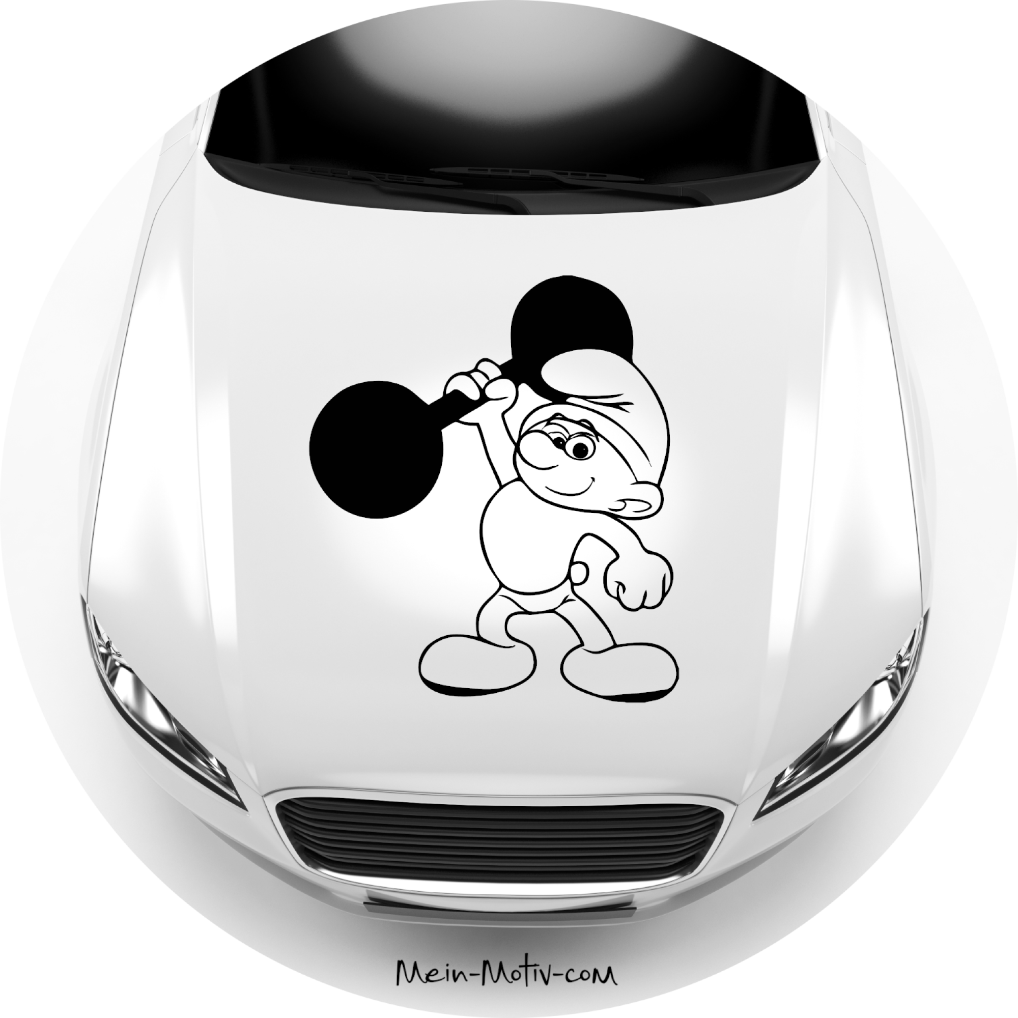 Aufkleber 46129  Die Schlümpfe Hefti